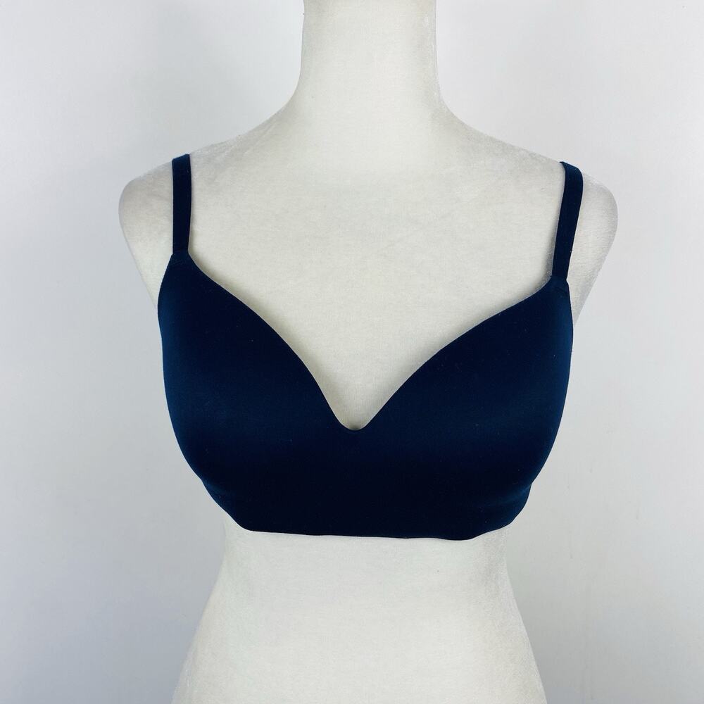Soma Bra 32C Navy Blue Enbliss Wireless Padded Soft